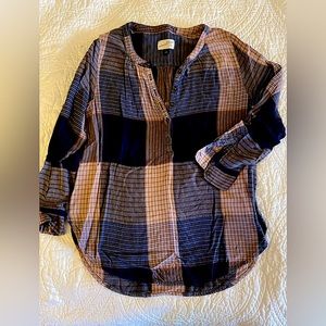 Plaid Button Up Shirt